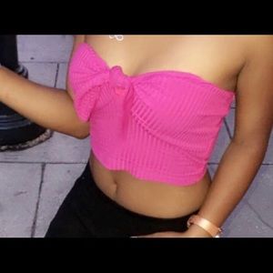 COTTON ON STRAPLESS BOW TOP